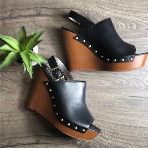 Circus by Sam Edelman Shoes - Circus by Edelman Clara Wedge Studded Sandal New